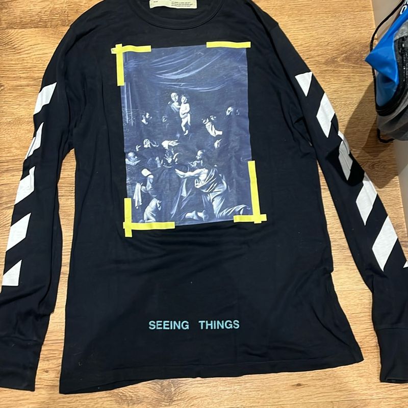 Caravaggio Off White Camisas Camiseta Off-White Caravaggio Short