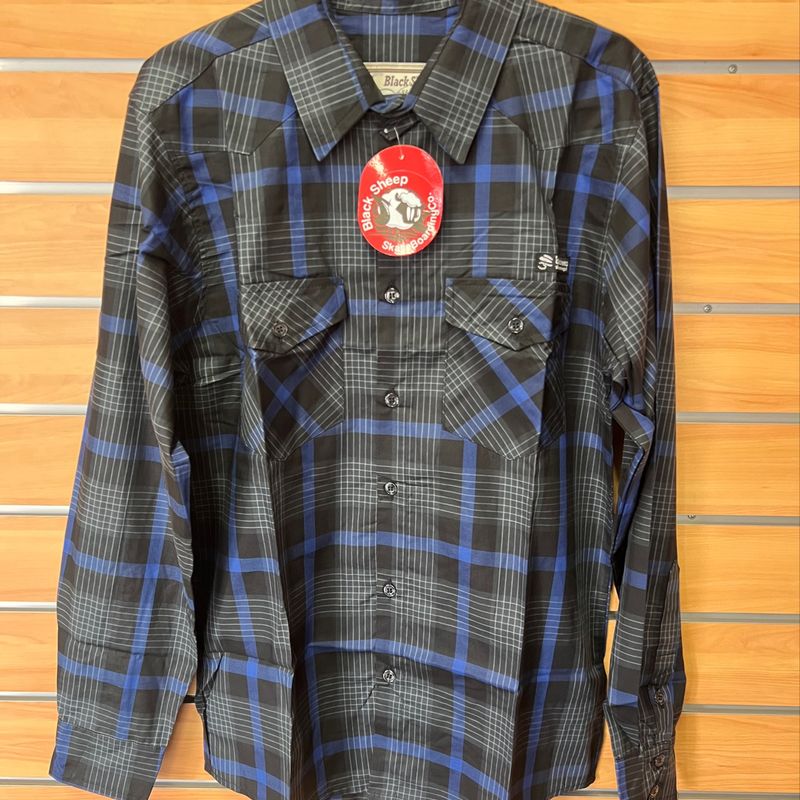 Camisa Manga Longa Xadrez Black Sheep Black Sheep Nunca Usado