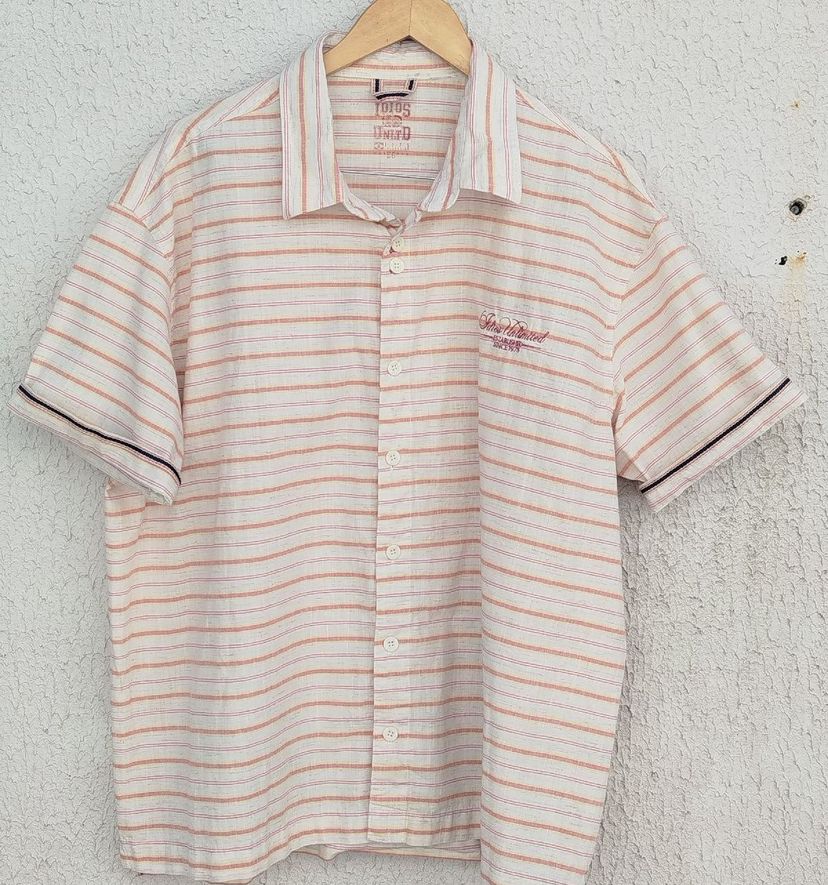 camisa masculina idios manga curta tamanho eg - manga curta idios