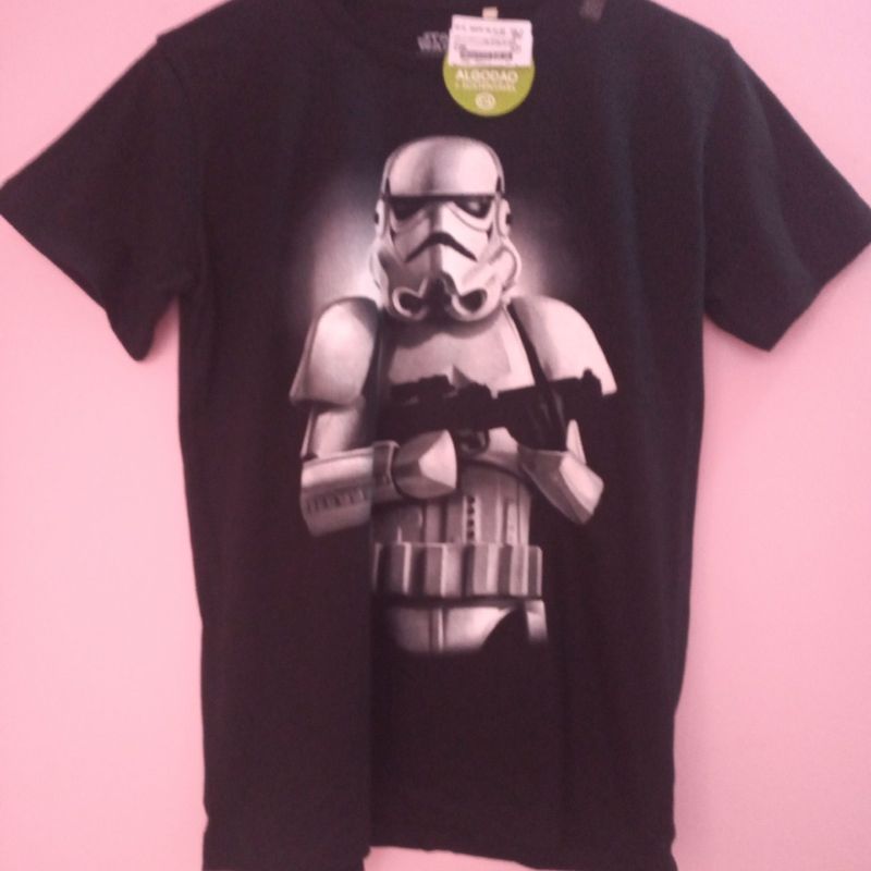 Camisa Masculina Star Wars Tamanho 14 Anos Ref 5012 Roupa