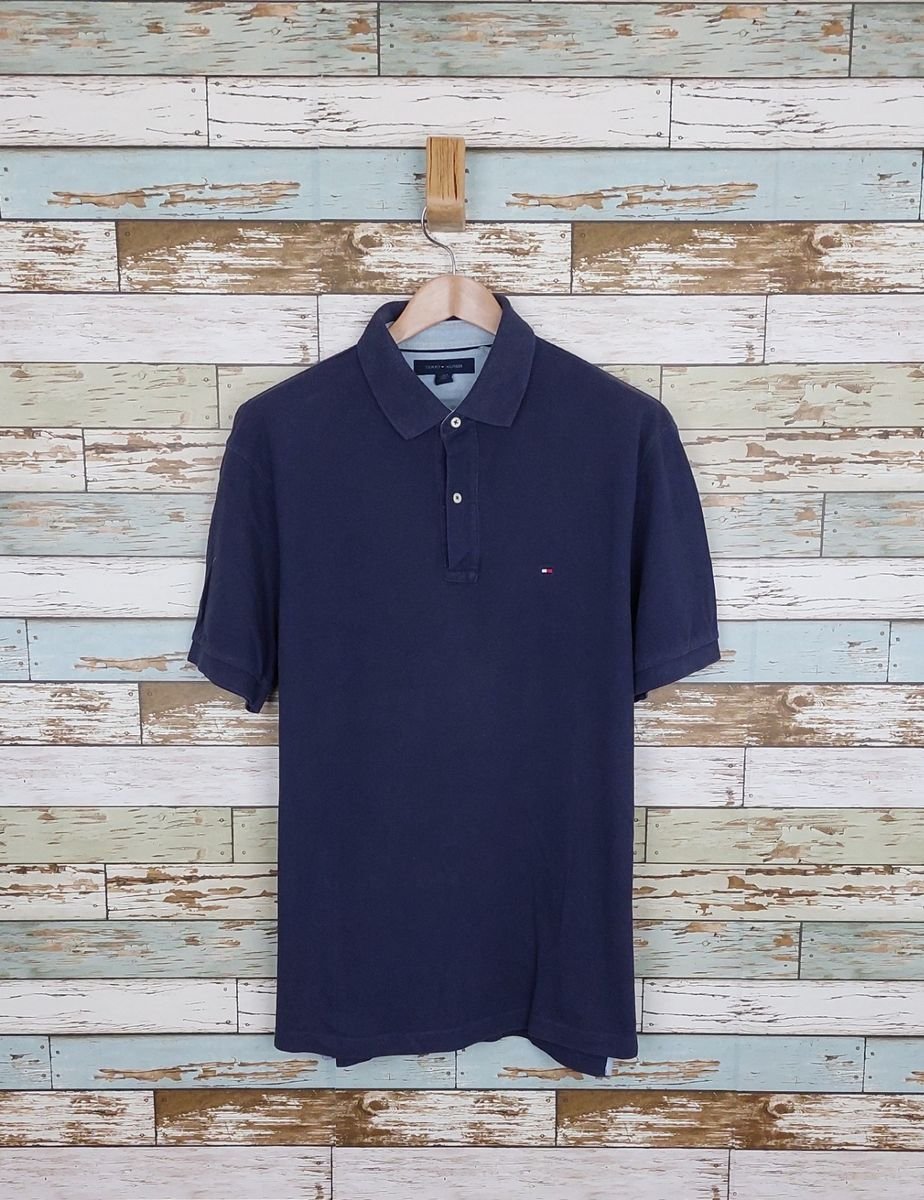 Camisa Polo Tommy Hilfiger Marrom - Hs Store