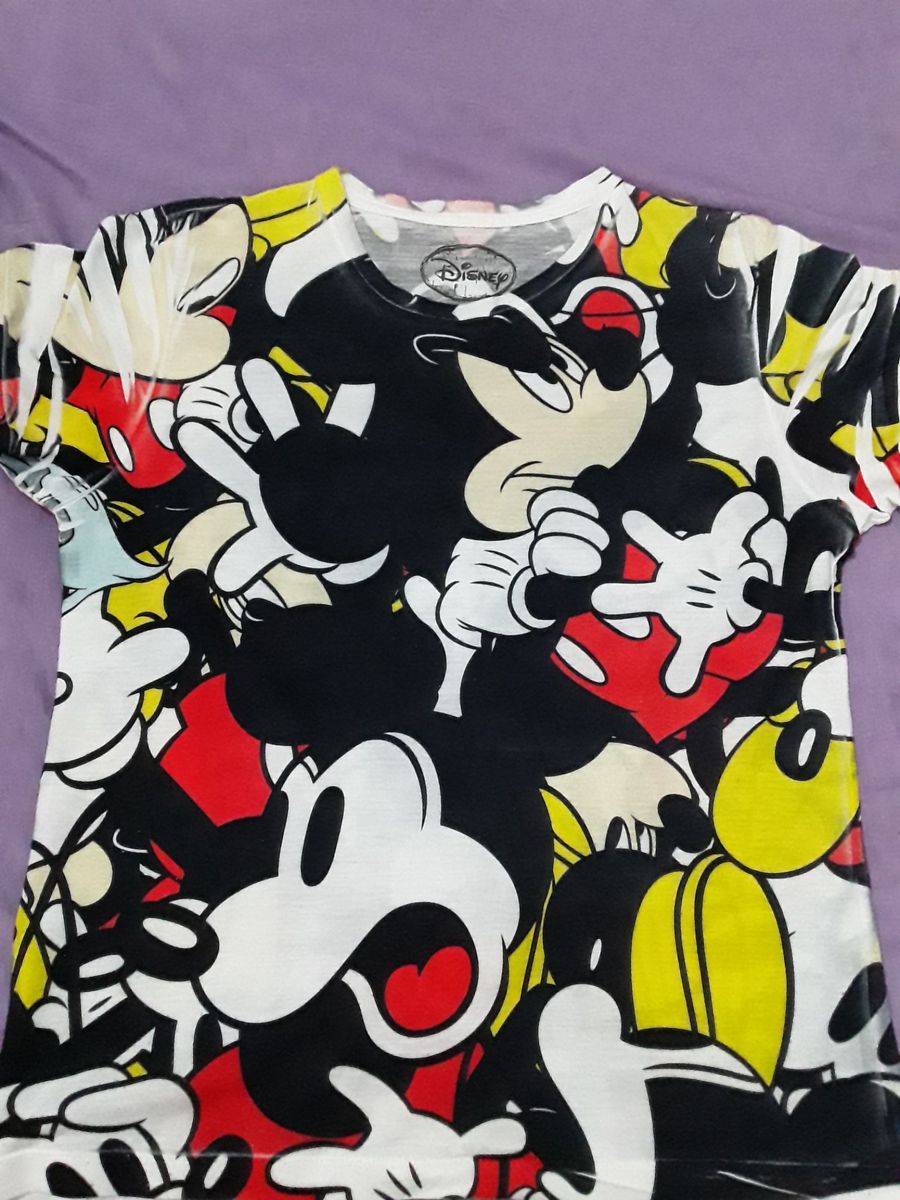 camisa feminina do mickey