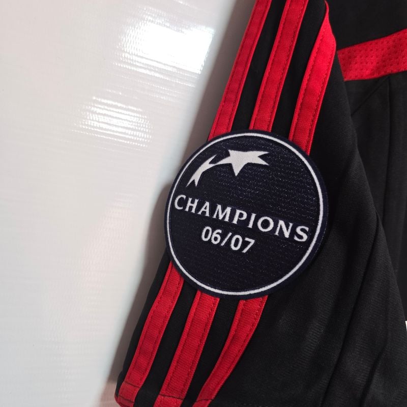 Camisa Milan 3rd 07-08 Ronaldo 99 Champions League Importada