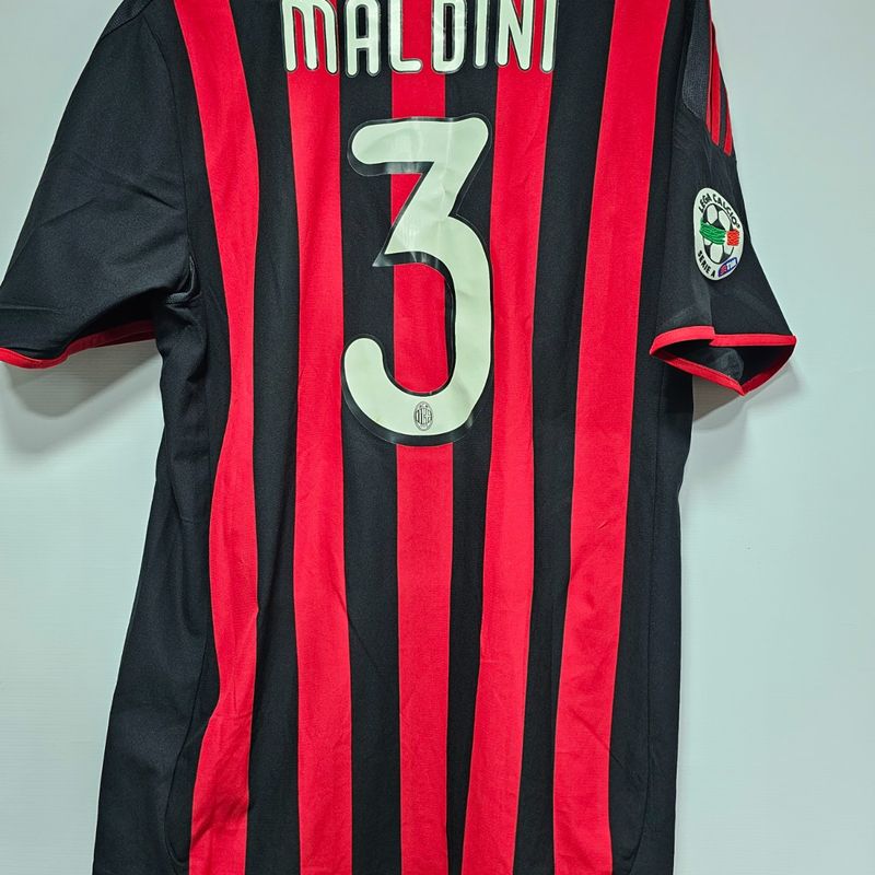 Camisa Milan Home 09-10 Maldini 3 Despedida do Capitão