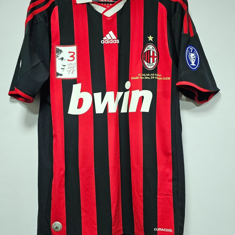 Camisa Milan Home 09-10 Maldini 3 Despedida do Capitão