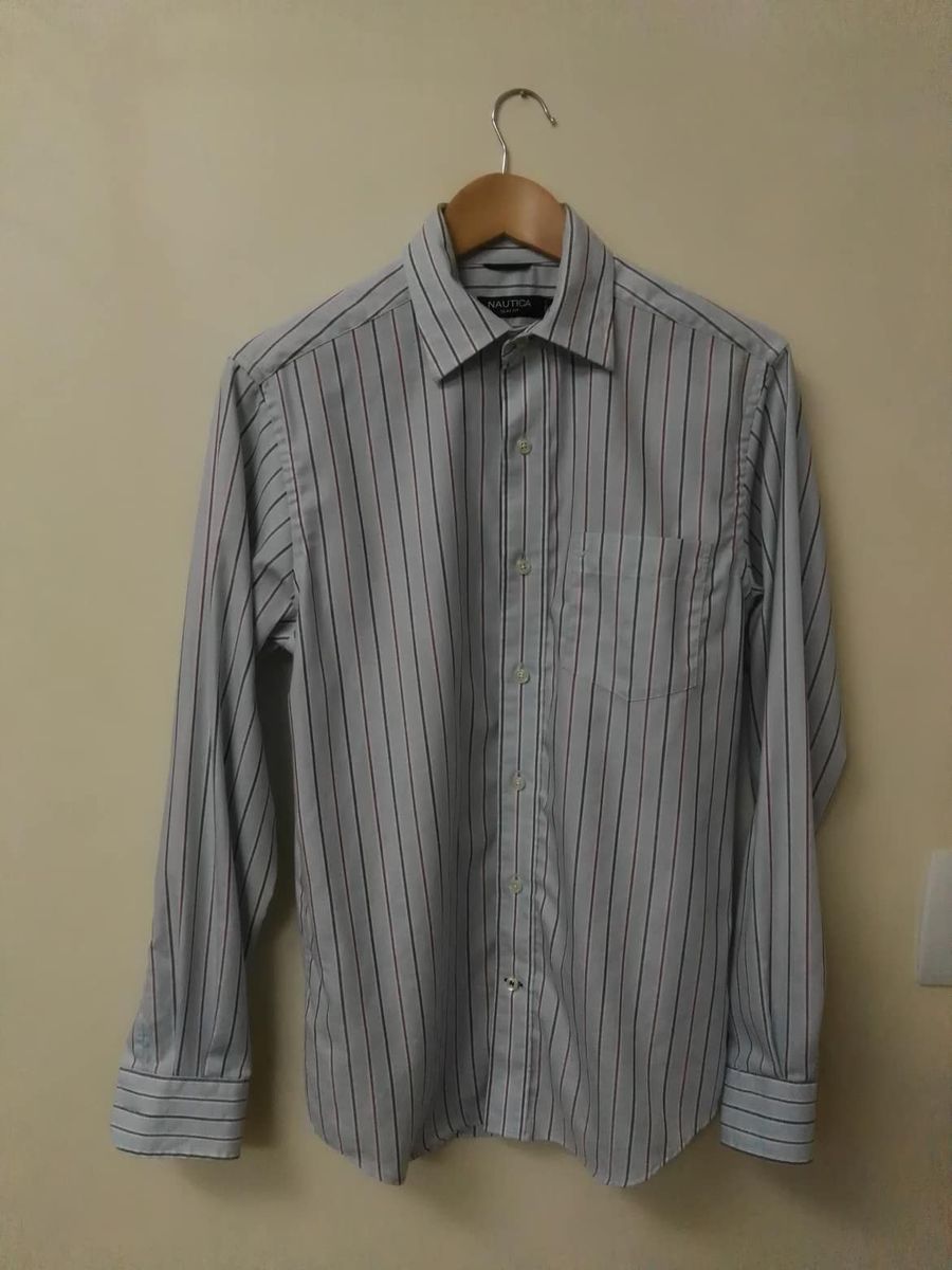camisa nautica slim fit - camisas nautica