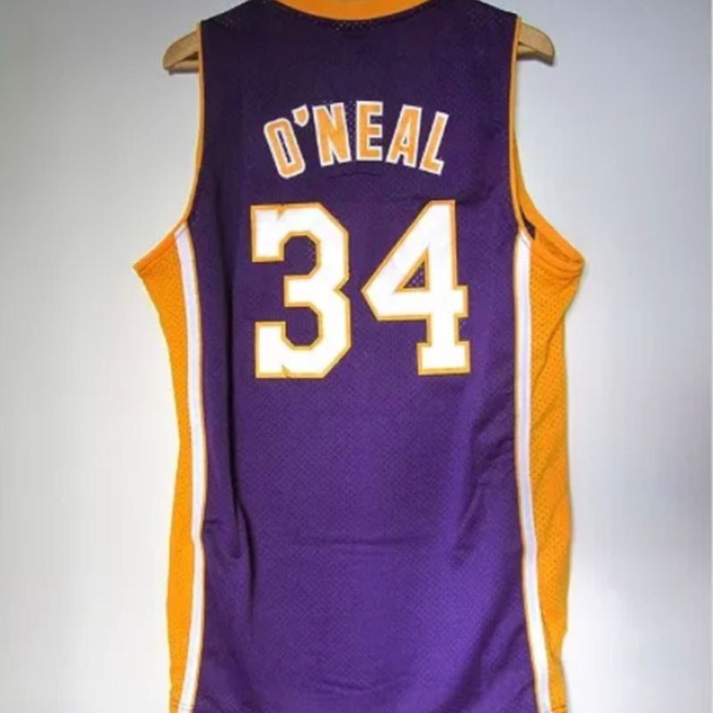 Camisa Nba Shaquille O'Neal #34 Los Angeles Lakers Regata | Camisa