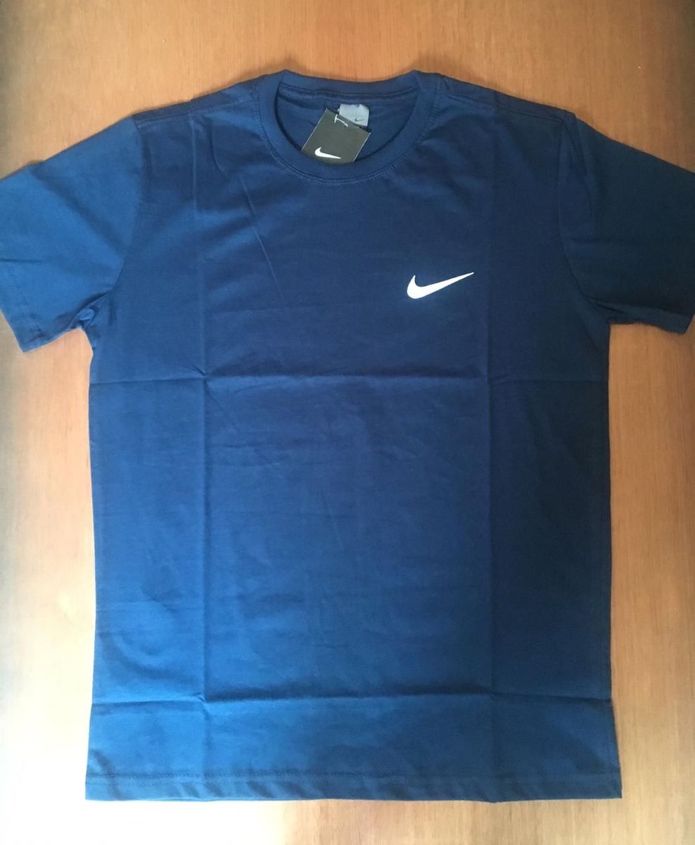 camiseta nike azul marinho