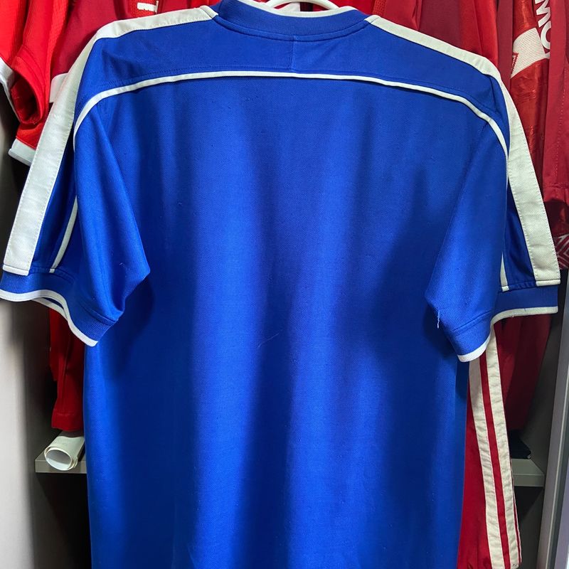 Camisa Nike Brasil 1998 Azul Antiga de Loja Raridade