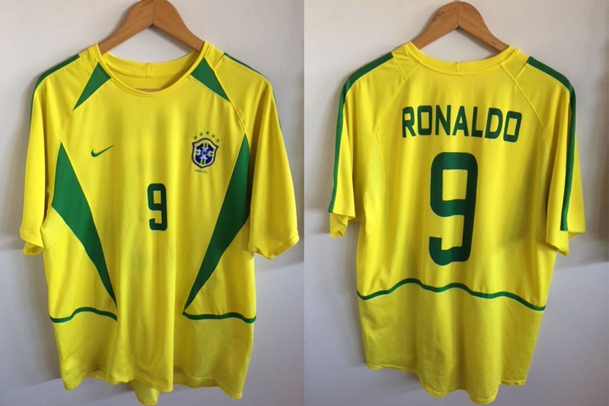 Camisa Nike Brasil 2002 Ronaldo Fênomeno, Roupa Esportiva Masculino Nike  Usado 30555589