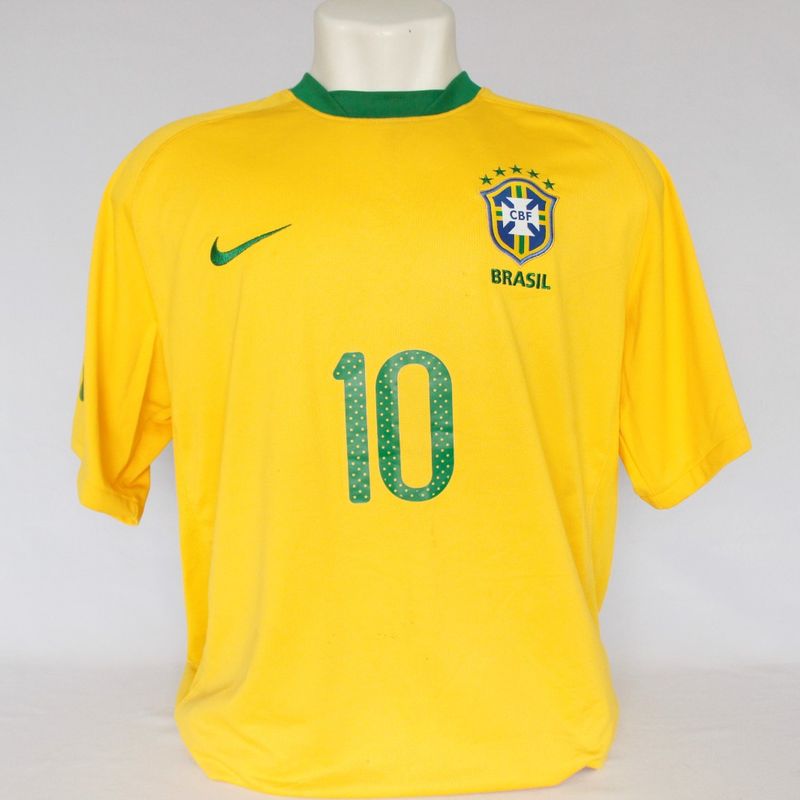 Camisa Nike Brasil 2010 Home #10 - Ótimo Estado!