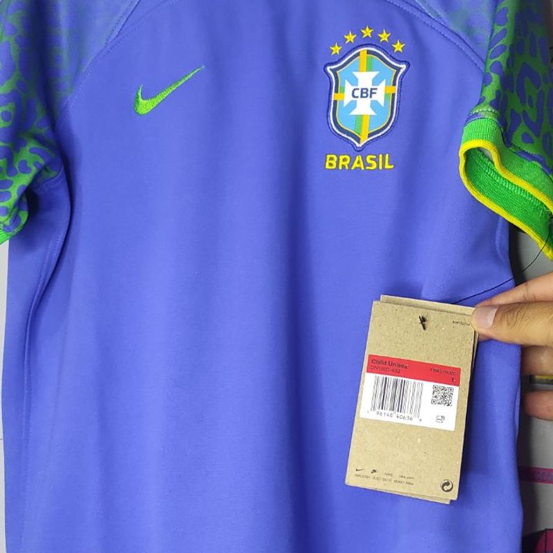 Camisa Nike Brasil Ii 2022/23 Torcedor Pro Crianças, Roupa Esportiva Masculino  Nike Nunca Usado 92800821