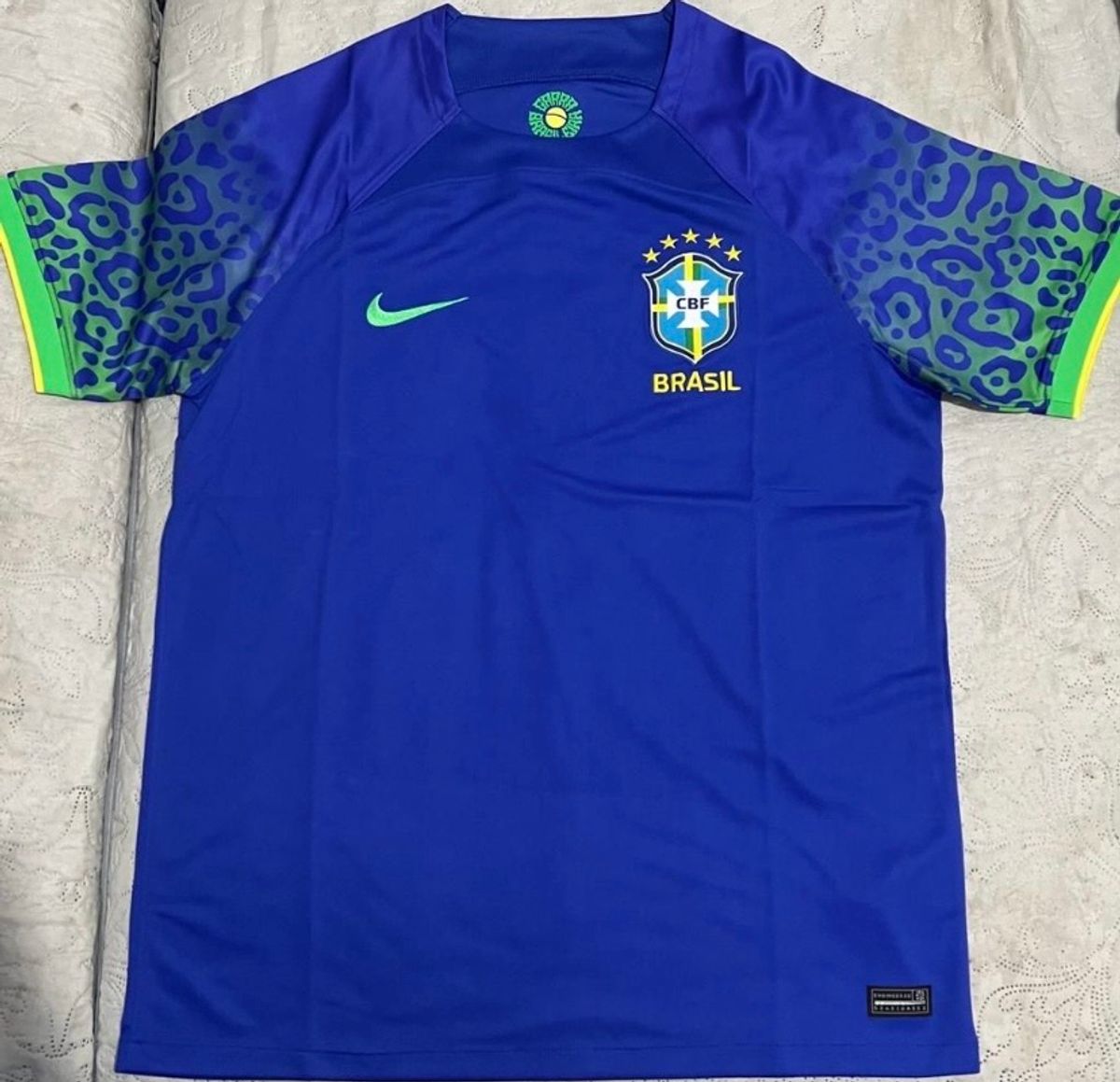 Camisa Nike Brasil II 2022/23 Torcedor Pro Masculina - Azul