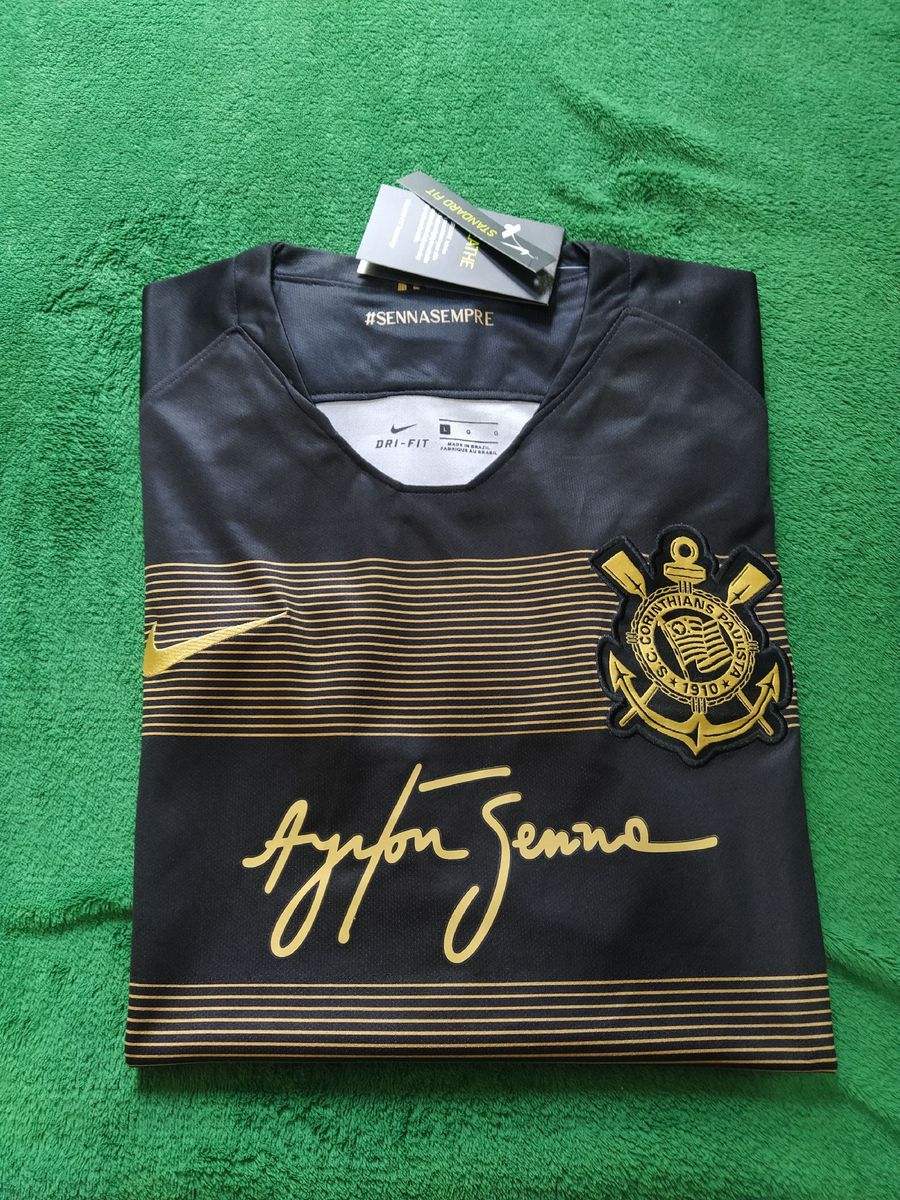 camisa do corinthians masculina ayrton senna