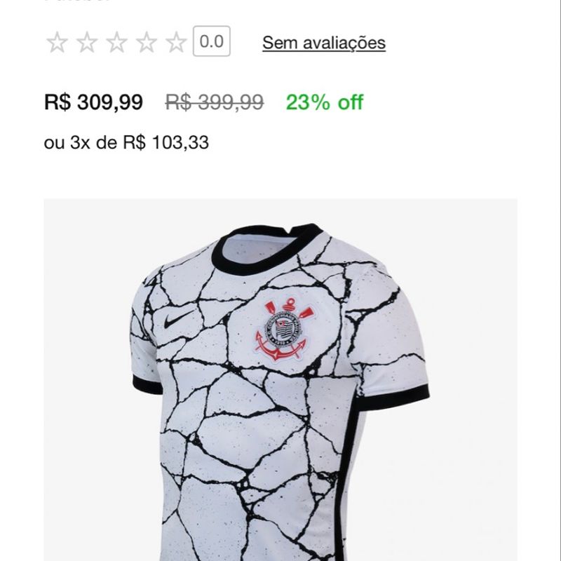 Camisa Nike Corinthians I Dri-FIT Foundation Masculina - Nike