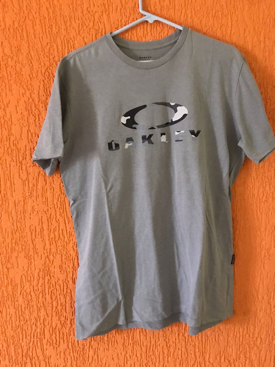 Camisa Oakley Original Cinza | Camiseta Masculina Oakley Usado 70406655 |  enjoei
