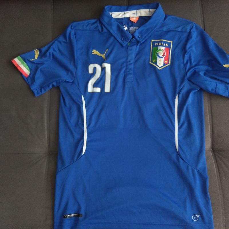 Camisa Oficial da Puma da Seleção da Itália do Jogador Pirlo #21