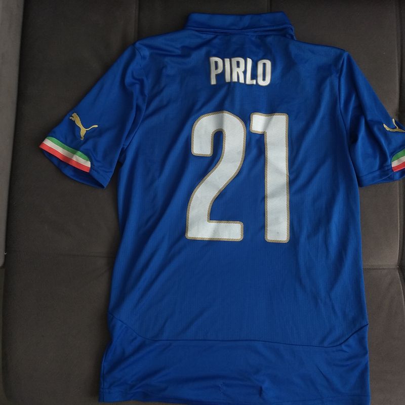 Camisa Oficial da Puma da Seleção da Itália do Jogador Pirlo #21