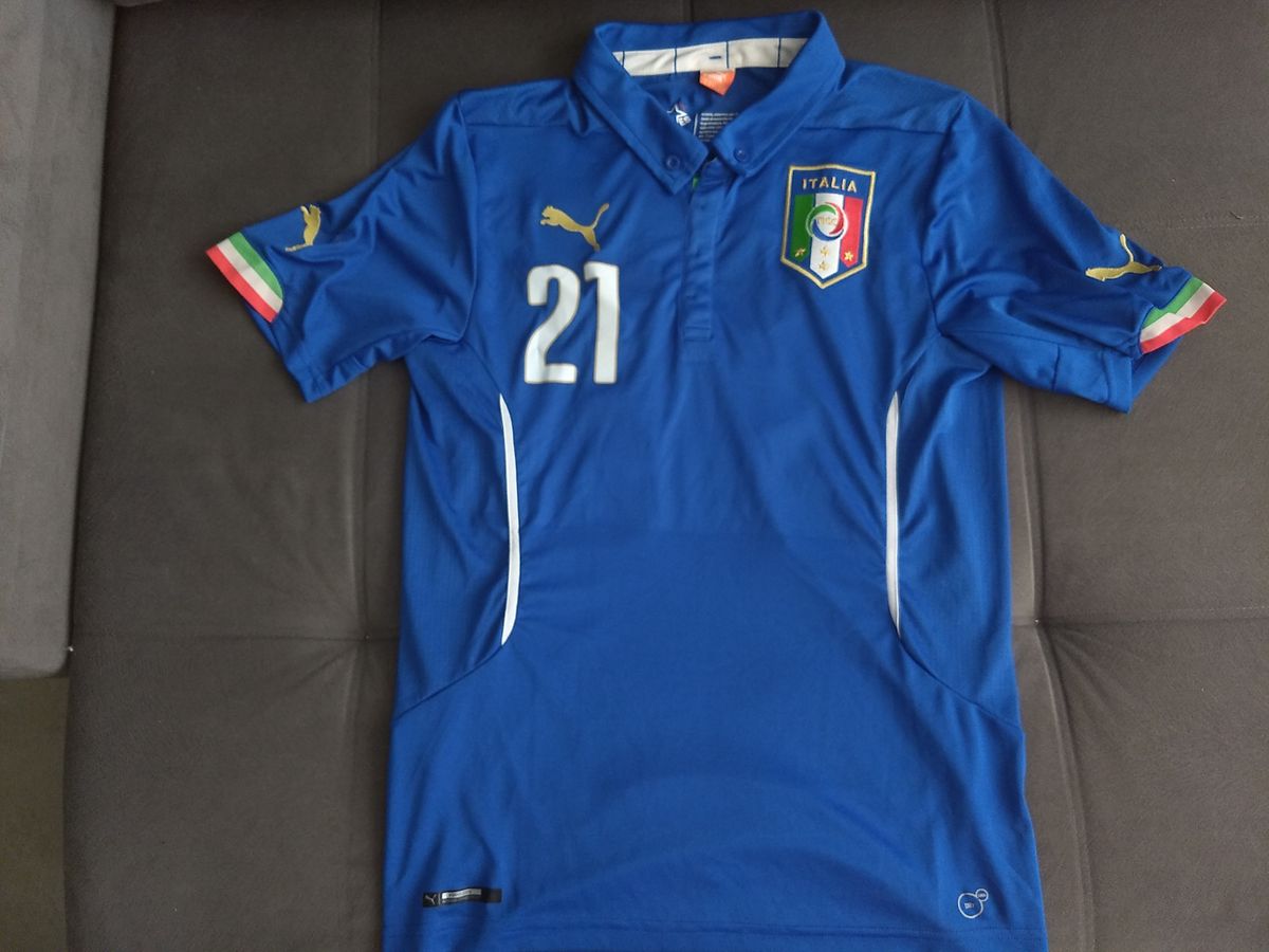Camisa Oficial da Puma da Seleção da Itália do Jogador Pirlo #21