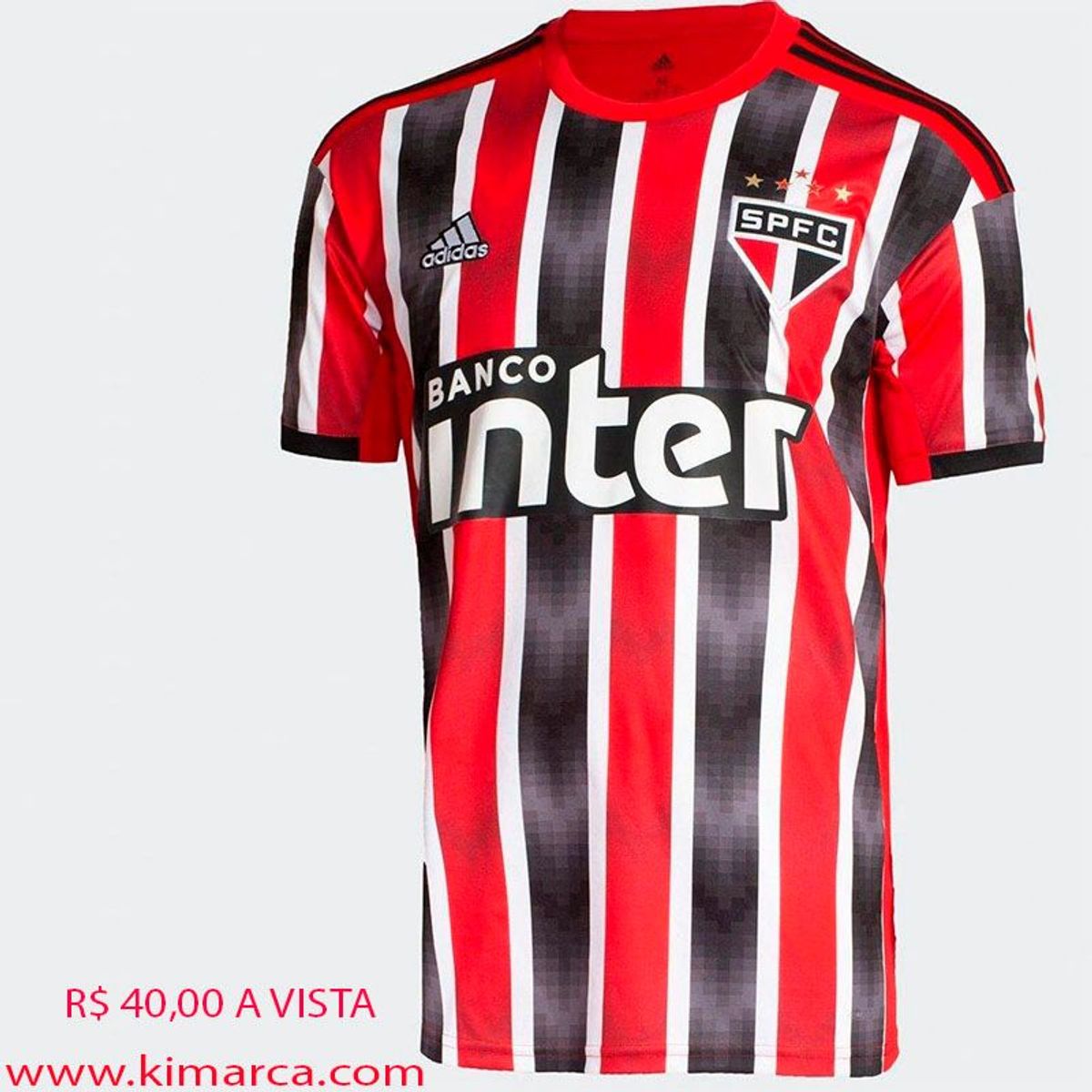 Camisa Oficial do São Paulo Listrada