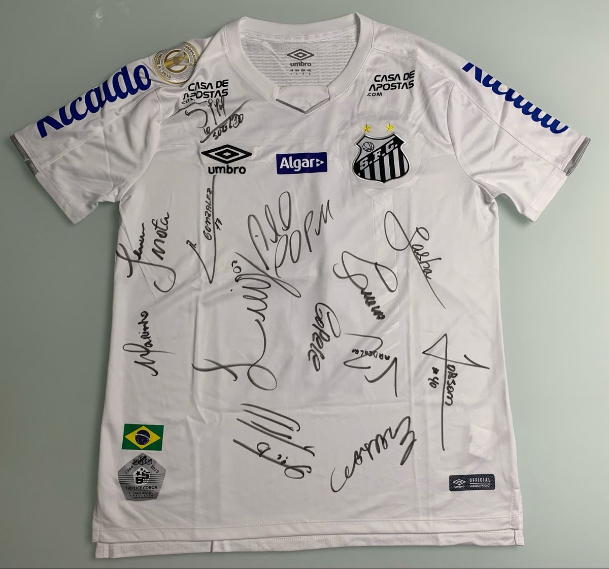 camisa oficial santos 2019