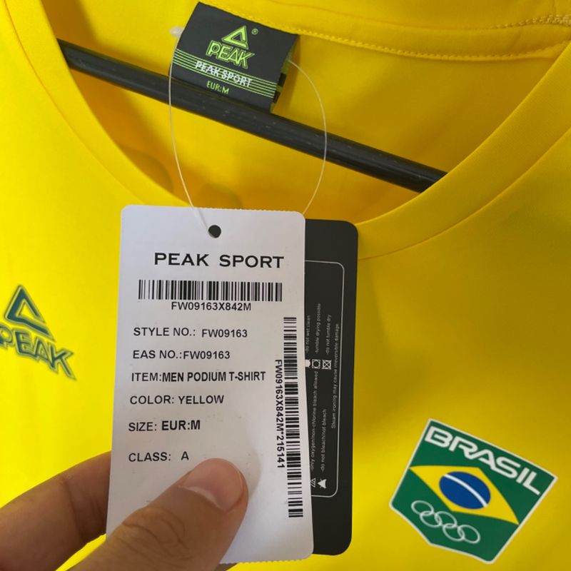 Camiseta Peak Time Brasil, Camiseta Masculina Peak Usado 43098756