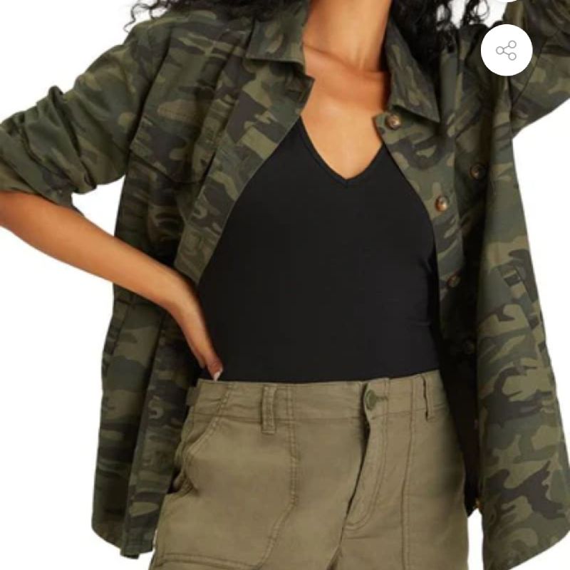 Blusa camuflada sale feminina renner