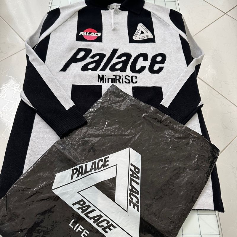 PALACE Suéter Palace Palazzo Knit White – sauceboys sneakers