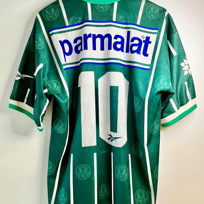 Reebok Palmeiras 10番 ユニフォーム Camisa Palmeiras 1996/97 Uniforme 1 Número 10 | Reebok Usado
