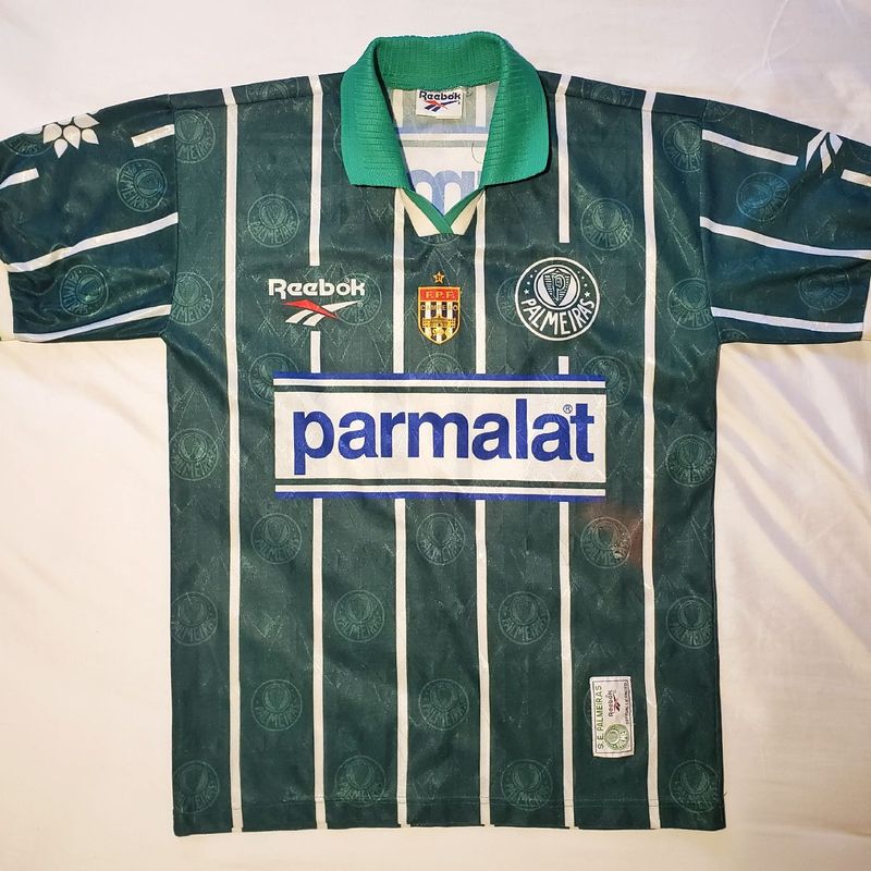 Reebok Palmeiras 10番 ユニフォーム Camisa Palmeiras 1996 Reebok Djalminha 10 | Camiseta Masculina