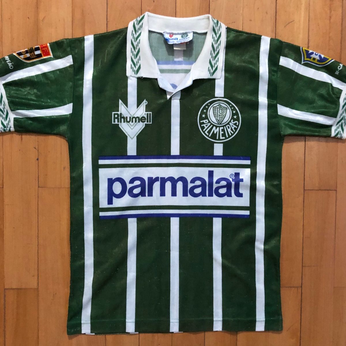 Camisa Palmeiras 1999 Original Rhumell Parmalat | Camiseta Masculina ...