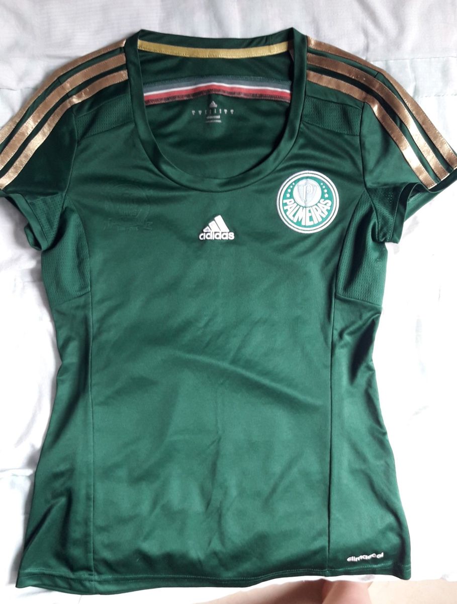 camiseta feminina palmeiras adidas