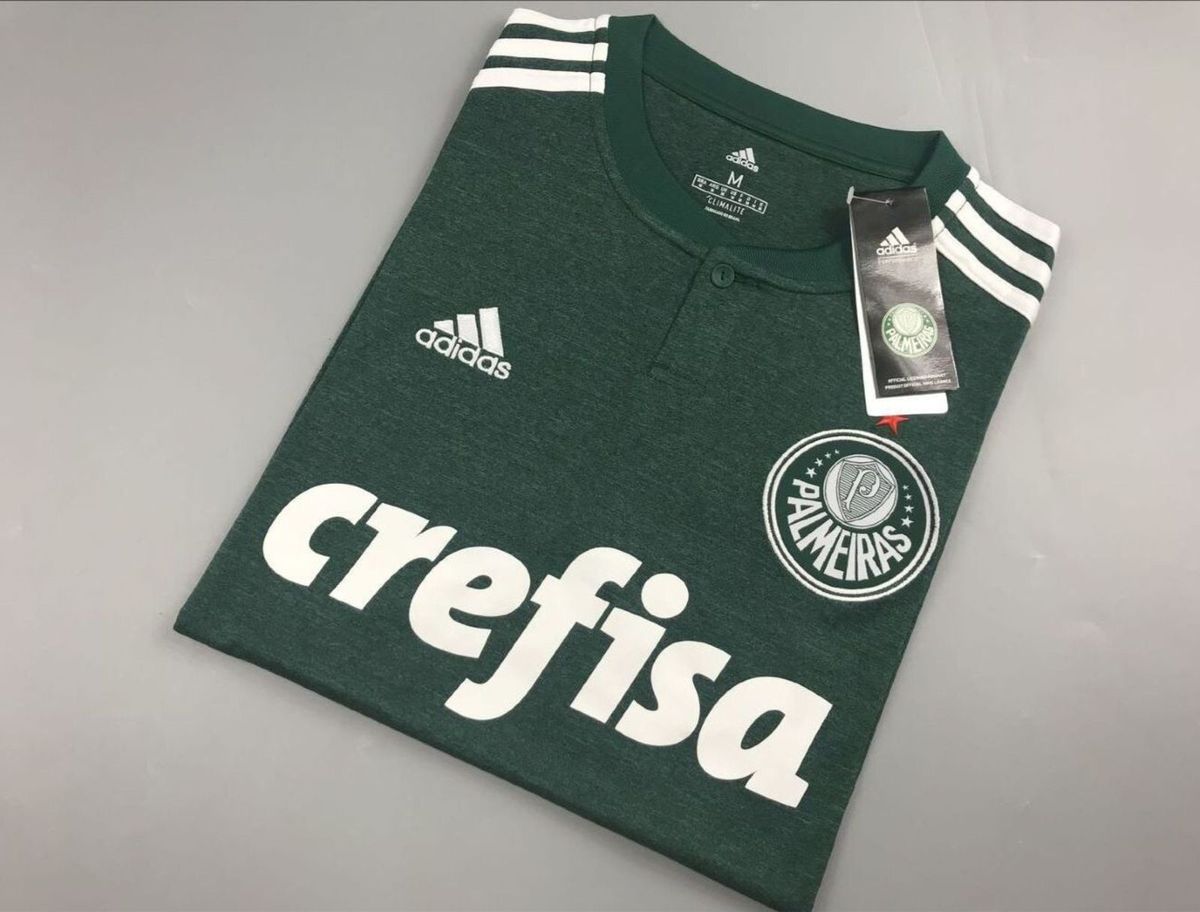 Collecting leaves Bet Loneliness Camisa Palmeiras Home 2018 - Torcedor | Camiseta Masculina Adidas Nunca  Usado 29120340 | enjoei
