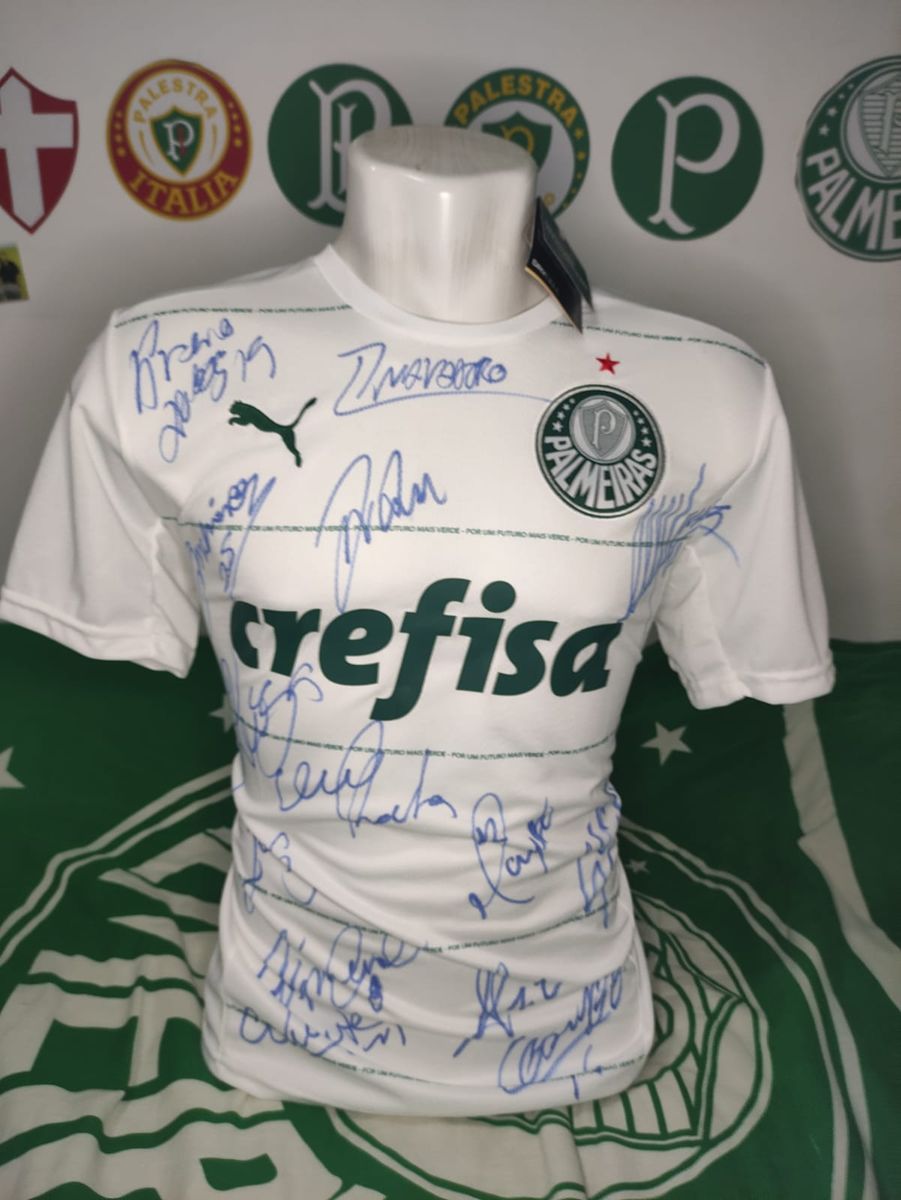 Camisa Palmeiras Brasileiro 2022 G Gomez de Jogo Autografada