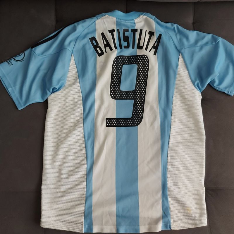 Camisa para Colecionador: Argentina Copa do Mundo 2002 Batistuta #9  Raridade, Camisa Masculina Adidas Usado 75798525