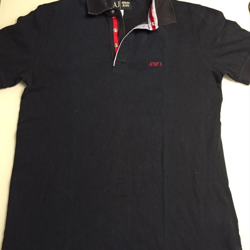 トップス 90s 00s armani jeans thermal polo shirt Camisa Polo Armani Jeans | Camisa Masculina Armani Usado 36051510