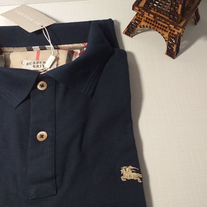 Polo burberry 2025 azul marinho