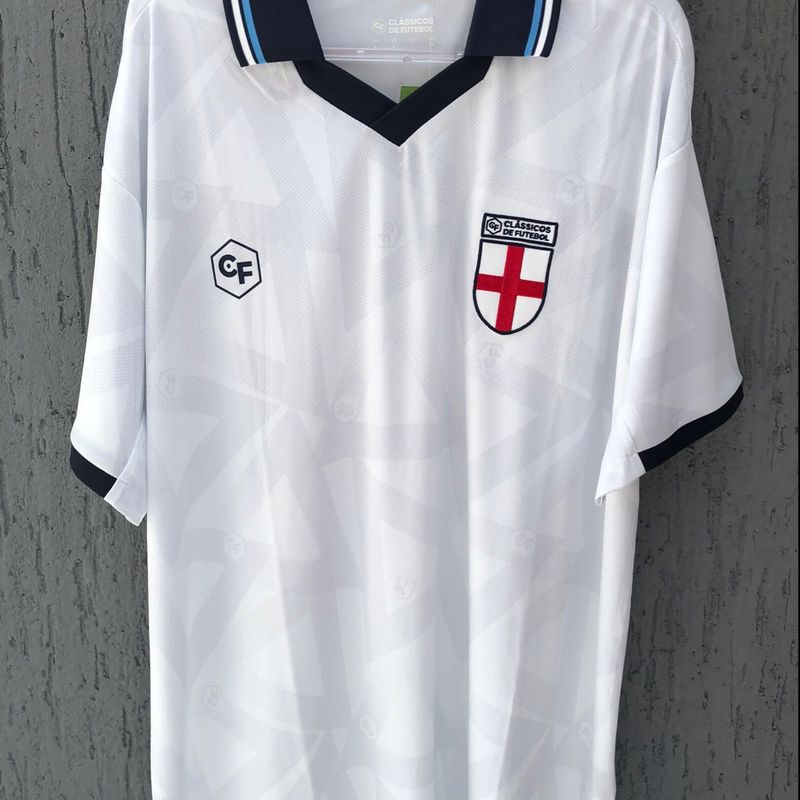Camisa Polo Clássicos de Futebol Inglaterra Branca - G, Camisa Masculina  Clássicos De Futebol Nunca Usado 94886059
