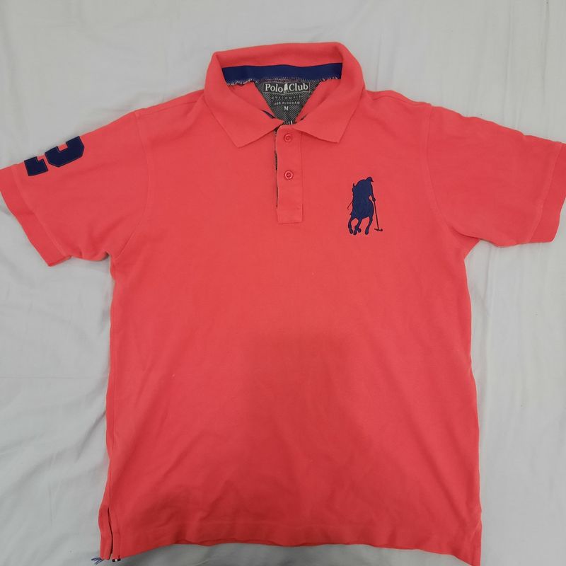 Kit com 5 Camisas Gola Polo Masculina Original Polo CLUB BR