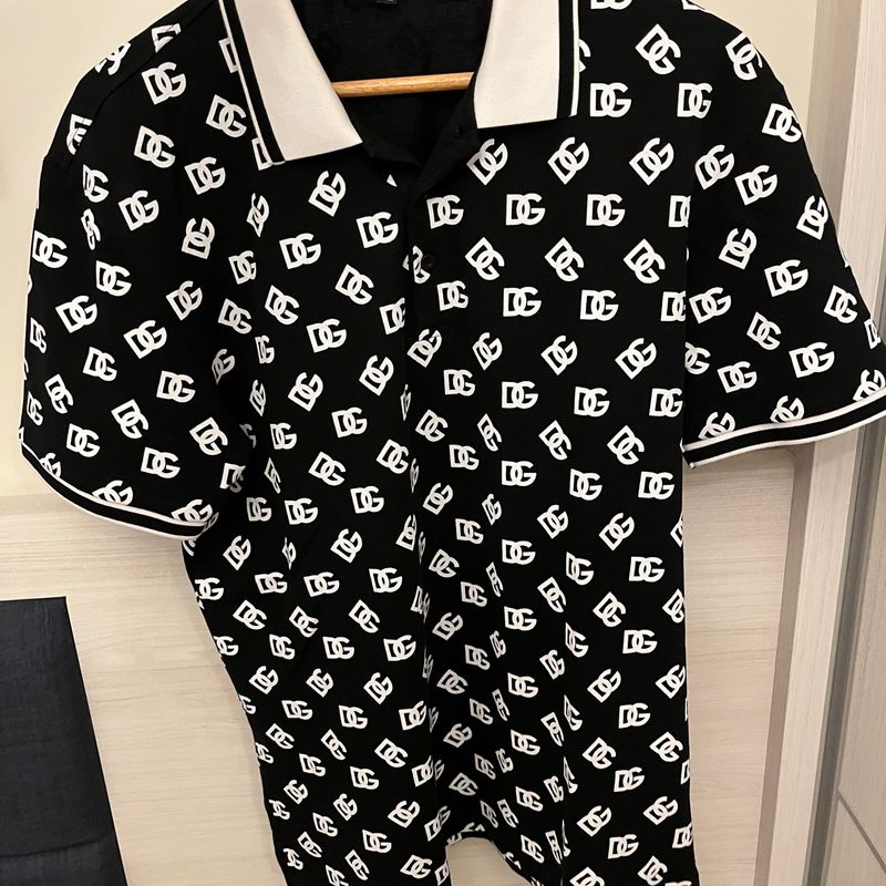 Camisa Polo Dolce &Amp; Gabbana Gg | Camisa Masculina