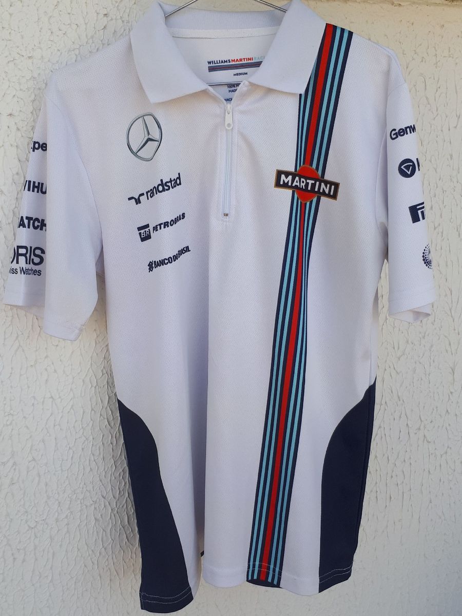 Quagmire Pharynx atmosphere Camisa Polo Equipe Williams Formula 1 - Williams Martini Racing - Size M |  Camisa Masculina Williams-F1 Usado 37662894 | enjoei