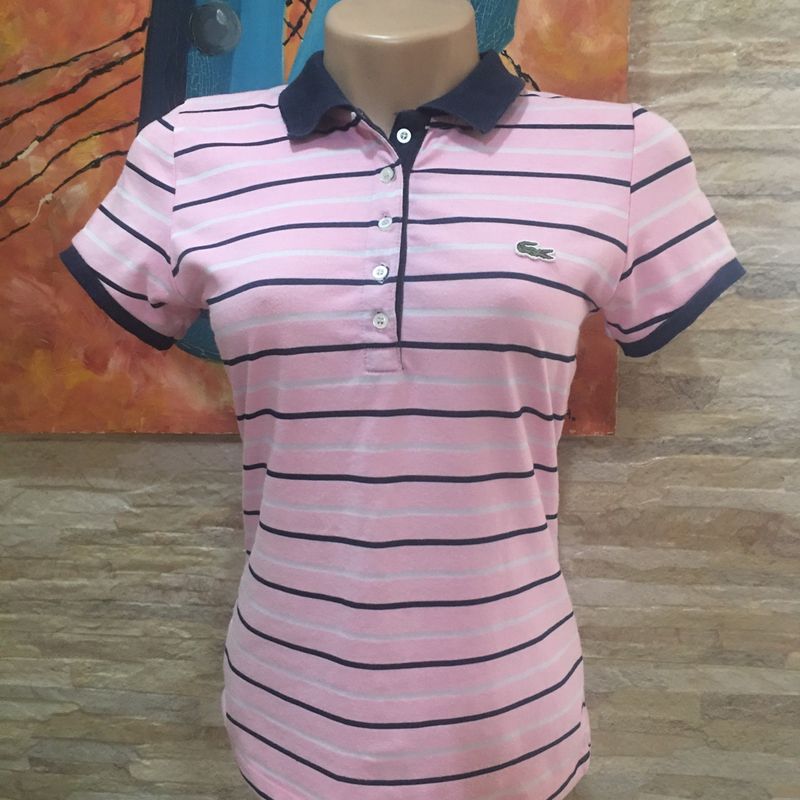 Camisa feminina hot sale lacoste