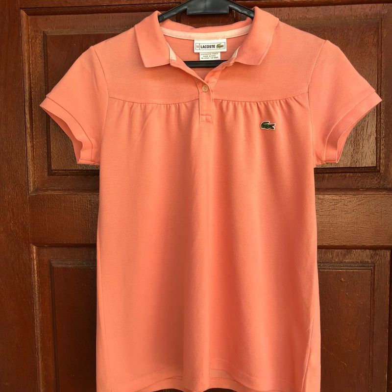 Camisa polo feminina store lacoste