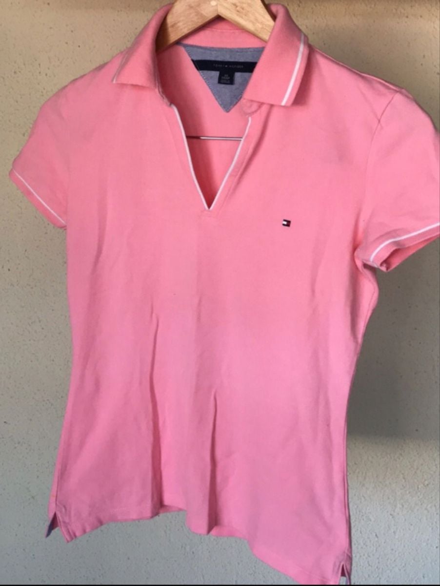 camiseta polo feminina tommy