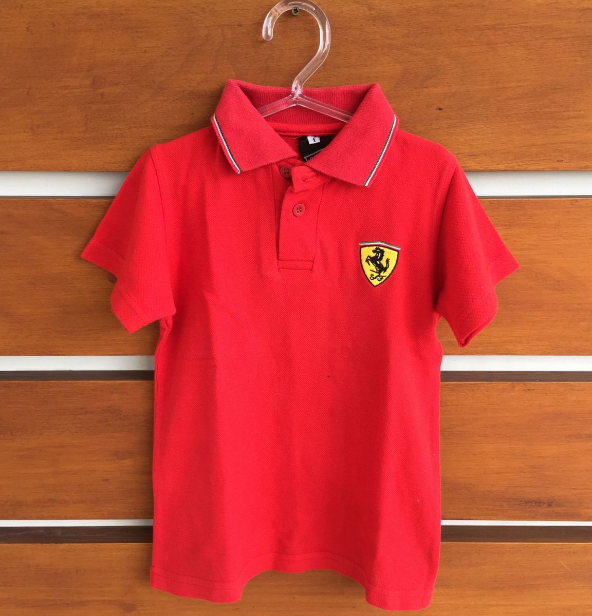 camisa polo ferrari