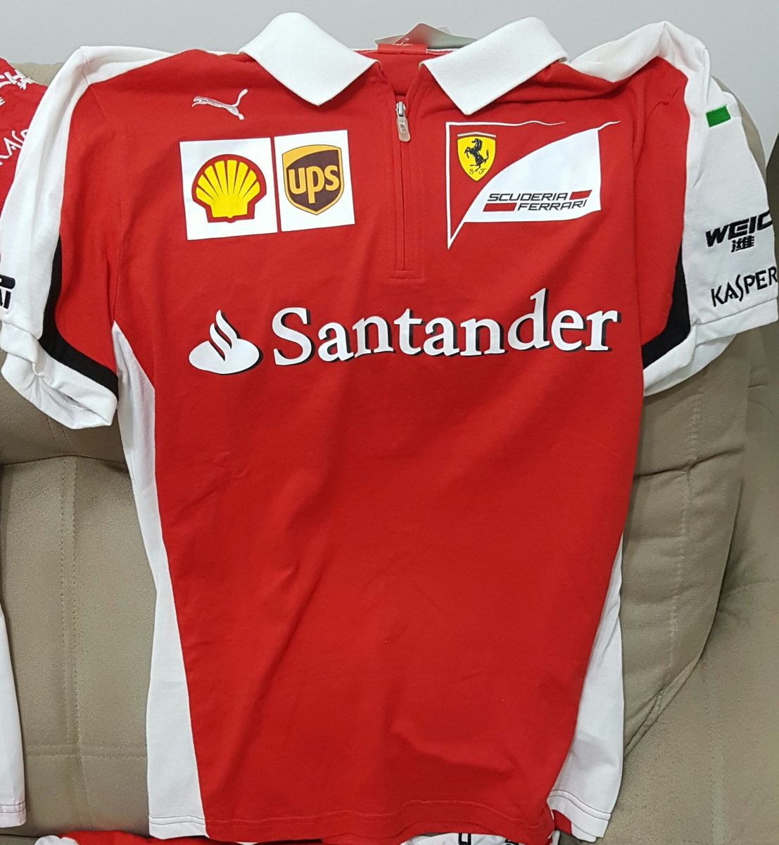 camisa polo masculina ferrari