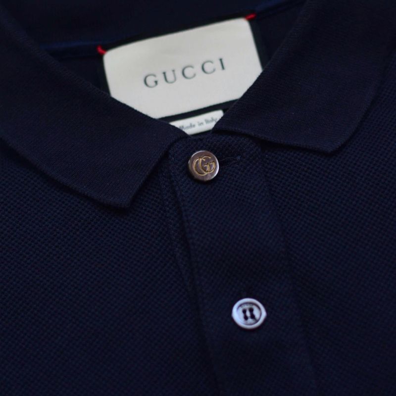 Camisa Polo Gucci Preta