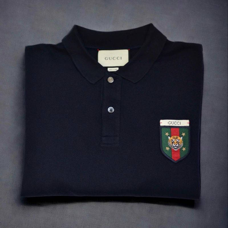 Camisa Polo Gucci Preta