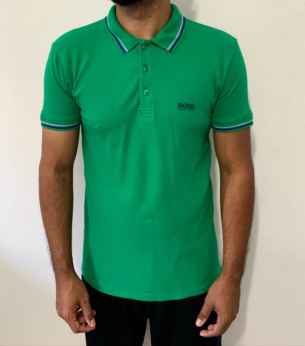 Polo hugo boss verde sale