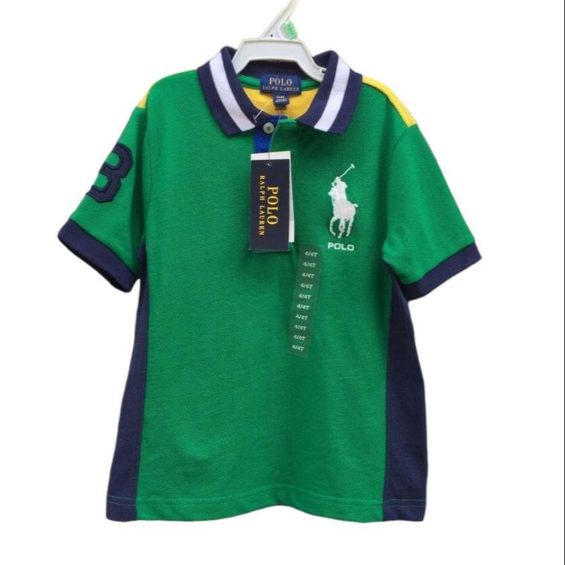 Camisa Brasil Polo Ralph Lauren  Roupa Infantil para Menino Polo